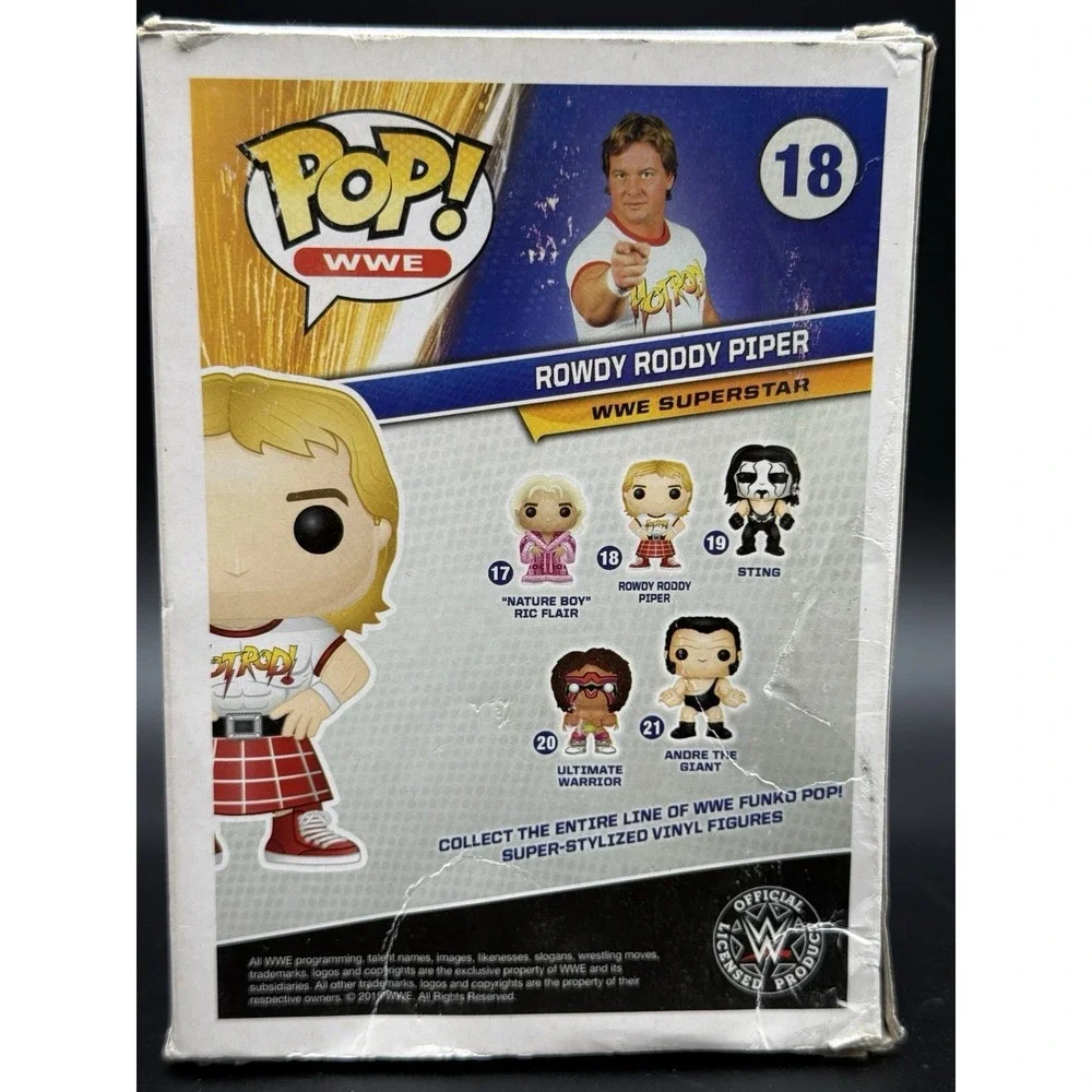 Rowdy Roddy Piper 18 - WWE/WWF - Funko Pop Vinyl Figure - Vaulted